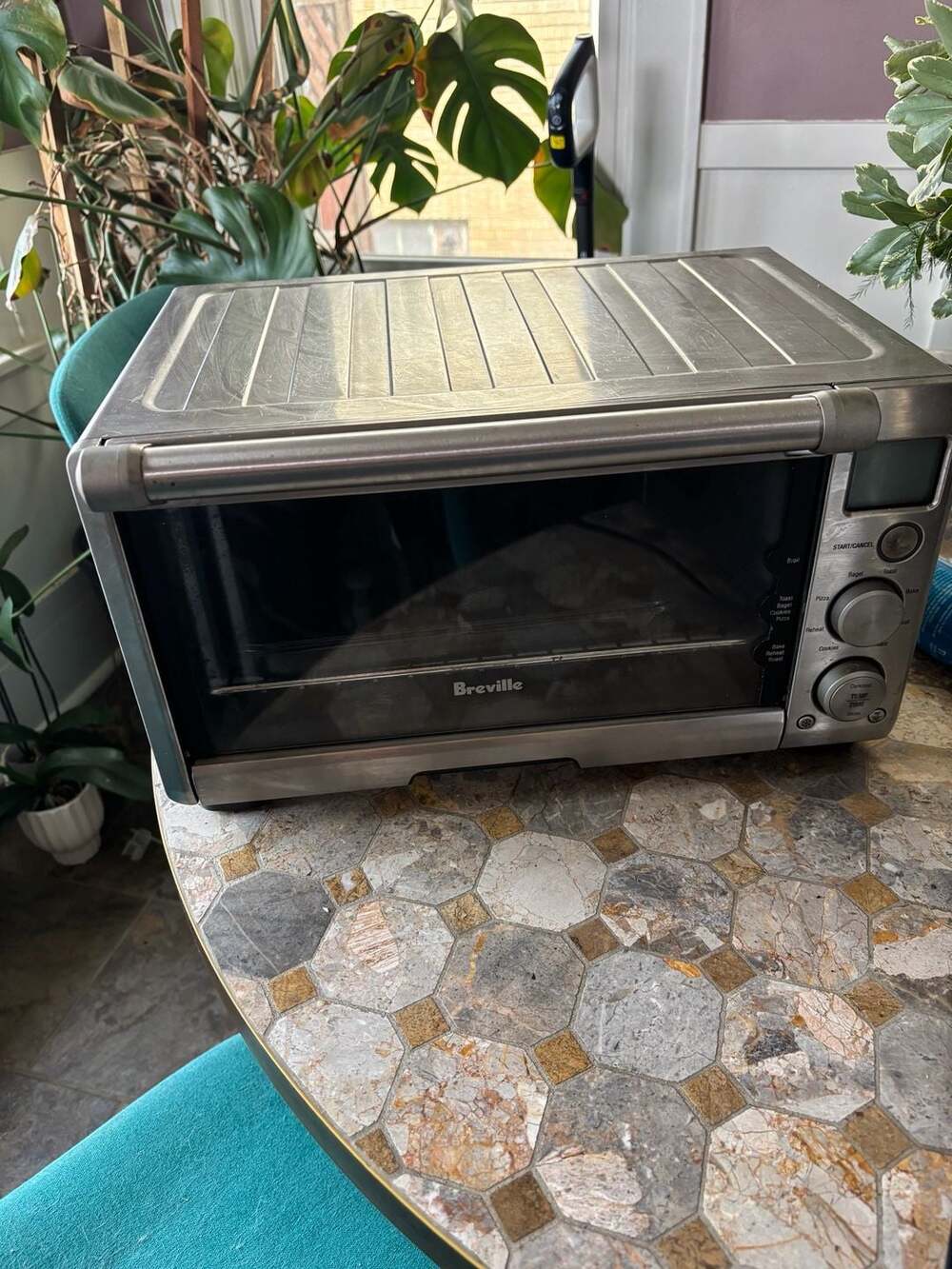 Breville BOV650XL Compact Smart Oven Countertop Toaster Oven, Brushed Stainless